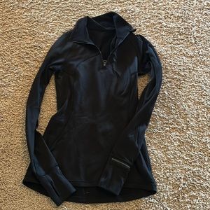 Black Lululemon Define quarter zip, Size 2